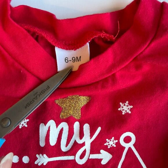 🎅 Baby Girl My 1st Christmas Matching Outfit - Picture 7 of 7
